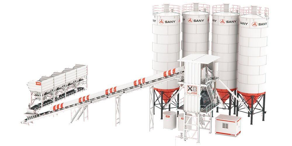Planta de Concreto Sany HZS120X8 — HeavyPro La Laguna