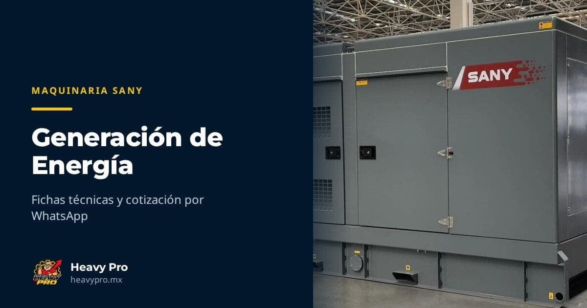 Generador para minería y operación remota