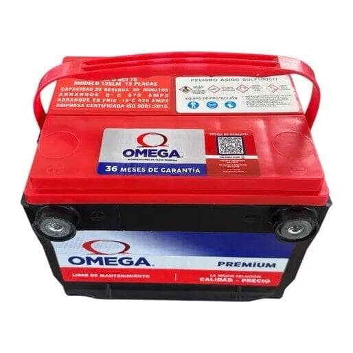 Acumulador Omega línea Premium de tapa roja