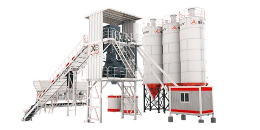 Planta de Concreto Sany HZS90X8 — HeavyPro La Laguna